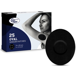 Curetape Cerotto Sensore Classico Nero 25 Pezzi
