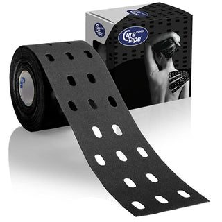 Curetape Nastro Kinesiologico Punch Nero 5 Cm X 5 M