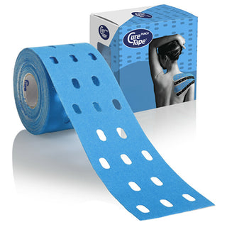 Curetape Nastro Kinesiologico Punch Blue 5 Cm X 5 M