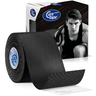 Curetape Nastro Kinesiologico Sports Black 5 Cm X 5 M