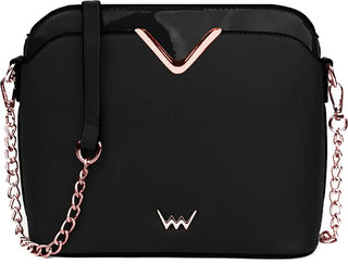 Vuch Borsa A Tracolla Da Donna Fossy Smooth Black