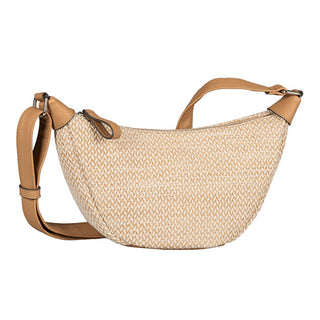 Tom tailor borsa a tracolla da donna Banana Bag Liriel Raffia 012372
