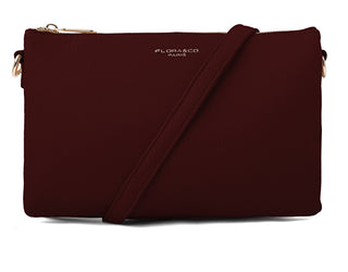 Flora & co Dámská crossbody kabelka 2388 Rouge Fonce