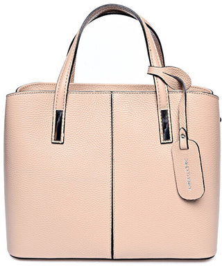 Anna Luchini borsa in pelle da donna AL1876 Cipria