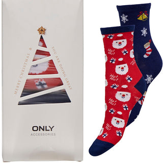 Only Confezione Da 2 - Calzini Da Donna Onlchristmas
