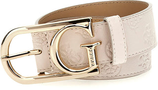 Guess Cintura Da Donna - Lunghezza Cintura: 85 Cm bianco latte