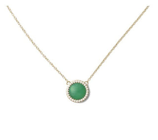 Daniel wellington Bella collana dorata con giadeite e cristalli Audrey DW00401442