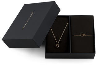Daniel wellington Bellissimo set di gioielli placcati in oro Elan Unity DW00300004 (collana, bracciale)