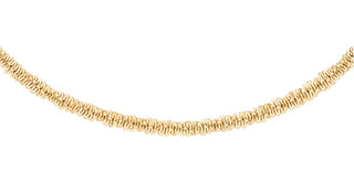 Daniel wellington Elan DW00400563/6 catena intrecciata placcata oro - Lunghezza: 44 cm