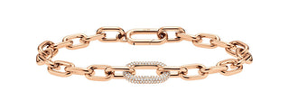 Daniel wellington Bracciale in bronzo Luxury con cristalli Crystal Link DW00400572 - Lunghezza: 18,5 cm