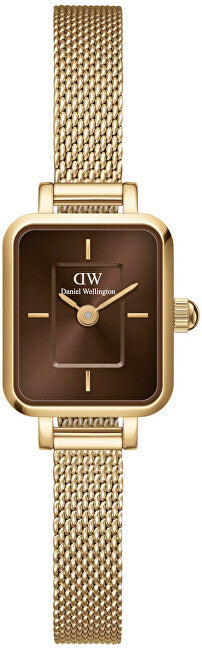 Daniel wellington Micro Quadro Mini Evergold Ambra DW00100654