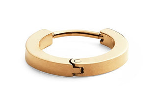 Daniel Wellington Pendiente Individual Minimalista de Acero Chapado en Oro Dw00400872 