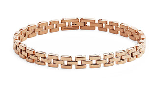 Daniel wellington Bracciale in bronzo Fashion realizzato in acciaio 3-Link DW004009 - Lunghezza: 18,5 cm