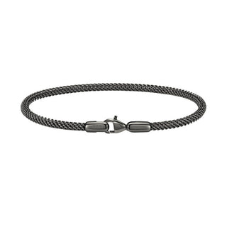 Daniel wellington Fashion bracciale in acciaio grafite a rete coppia perfetta DW0040070 - Lunghezza: 19,5 cm