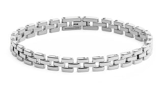 Daniel Wellington Bracelet en acier mode 3-Link Dw0040101 - Longueur : 16,5 Cm 