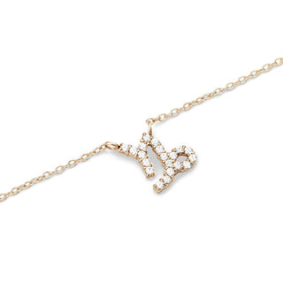 Daniel Wellington Collar chapado en oro sin Tempo Capricornio Cristal Zodiaco Dw00400928 