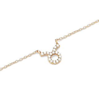 Daniel wellington Delicate gold-plated Collana Taurus Crystal Zodiac DW00400920