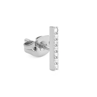 Daniel Wellington Orecchino Singolo In Acciaio Bar Con Cristalli Dw00400880