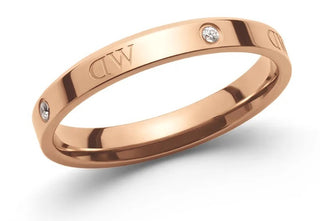Daniel wellington Anello originale in bronzo con cristalli Classic Lumine DW004002 - Circuito: 58 mm