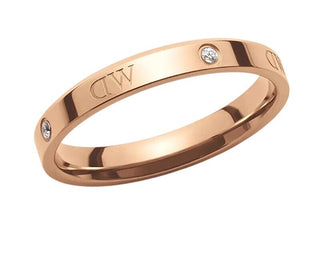 Daniel wellington Original bronze Anello with crystals Classic Lumine DW004002 - Circuit: 58 mm