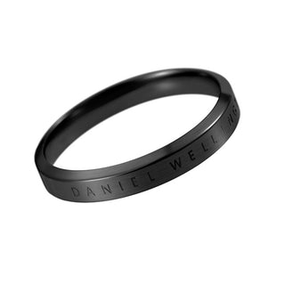 Daniel wellington Anello originale nero Classic DW00400 - Circuito: 48 mm