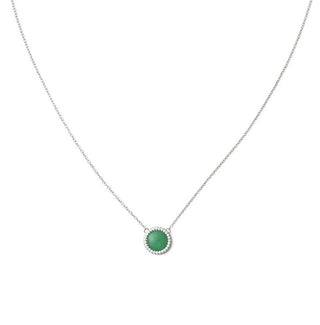 Daniel wellington Originale collana con giadeite e cristalli Audrey DW00401454