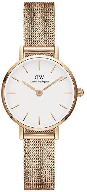 Daniel wellington Petite 24 Melrose pressato RG bianco DW00100447