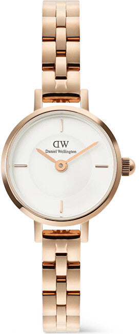 Daniel Wellington Petite Mini 19 Arch 3-Link Bianco Oro Rosa Dw00100854