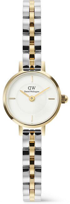 Daniel wellington Petite Mini 19 Arch 3-Link White Two Tone G S DW00100923