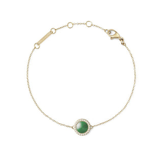 Daniel wellington Bracciale in galvanica oro con giadeite e cristalli DW00401424