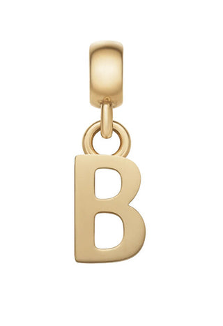 Daniel Wellington Ciondolo Placcato Oro Con Lettera "B" Dw00400485