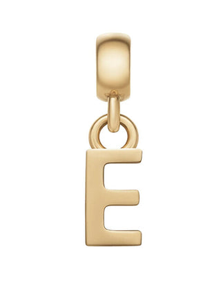 Daniel Wellington Colgante chapado en oro con letra "E" Dw00400488 