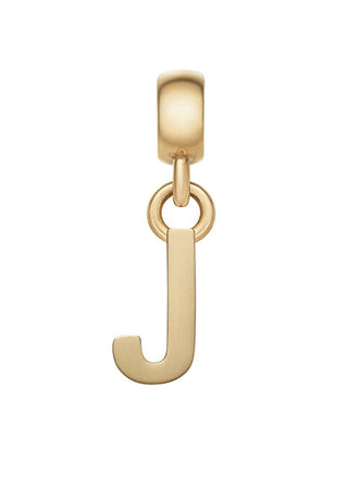 Daniel Wellington Ciondolo Placcato Oro Con Lettera "J" Charms Dw00400493