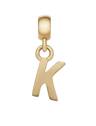 Daniel Wellington Vergoldeter Anhänger mit Buchstabe "K" Dw00400494 