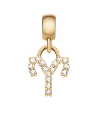 Daniel Wellington Ciondolo Placcato Oro Con Cristalli Ariete Crystal Zodiac Dw00400755