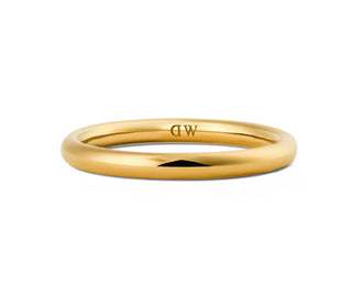 Daniel wellington Gold-plated unisex steel Anello Arch DW0040190 - Circuit: 58 mm