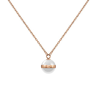 Daniel wellington Affascinante collana con pendente in ceramica bianca Aspiration DW00400157