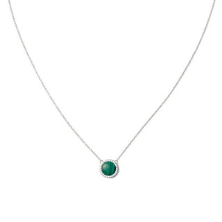 Daniel wellington Affascinante collana con malachite verde e cristalli Audrey DW00401455