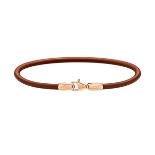 Daniel wellington Bracciale in pelle marrone decente St Mawes Perfect Pair DW9980051 - Lunghezza: 19,5 cm