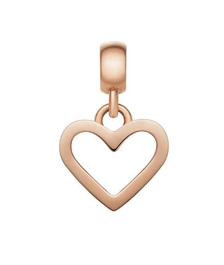 Daniel Wellington Heart-Shaped Pendant in Gold-Plated Steel Charms Dw00400428 