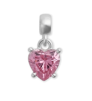 Daniel Wellington Ciondolo In Argento Con Cuore Rosa Charms Dw00401054