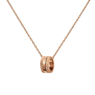 Daniel wellington Elegante collana in bronzo con pendente circolare Elevation DW00400194