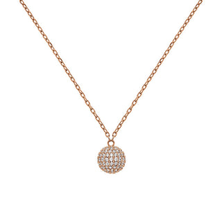 Daniel wellington Elegante collana in bronzo con pallina glitterata Pavé DW00400625