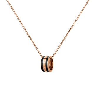 Daniel wellington Elegante collana in bronzo con pendente circolare Emalie DW00400305