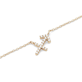 Daniel Wellington Elegante Collana Placcata Oro Sagittario Cristallo Zodiaco Dw00400927