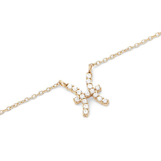 Daniel Wellington Elegante Collana Placcata Oro Con Cristalli Dello Zodiaco Dei Pesci Dw00400930