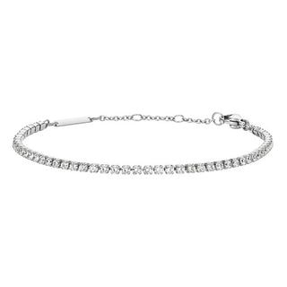 Daniel wellington Bracciale in acciaio luccicante con cristalli Classic Tennis DW00400386