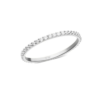Daniel wellington Sparkling steel Anello with cubic zirconia Mirelle DW0040157 - Circuit: 50 mm
