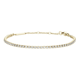 Daniel wellington Bracciale in galvanica oro luccicante con cristalli Classic Tennis DW00400388