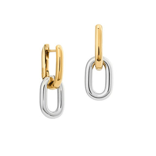 Daniel wellington Hanging bicolor Orecchini 2in1 Contrast Link DW00401979